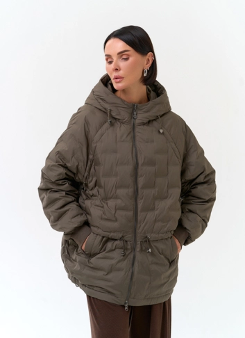 Женская куртка с капюшоном фото