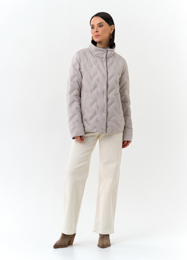 Женская куртка с воротником стойкой модель № 32667 в рассрочку