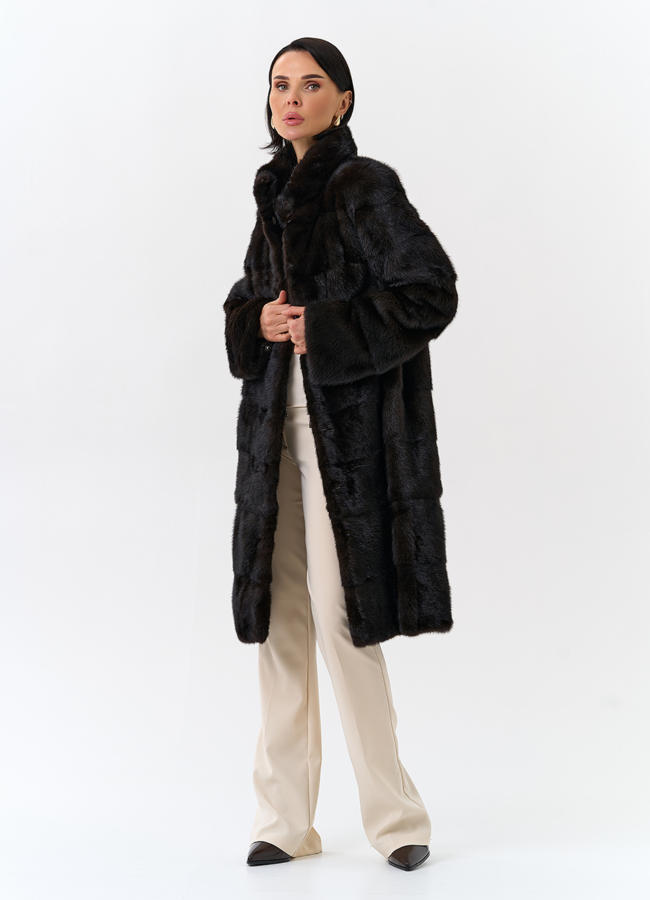 Шуба из меха норки модель № 25893 универмаг малина