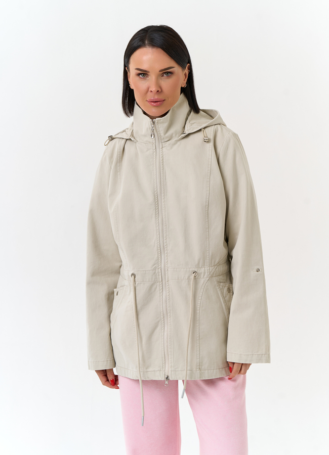 Женская ветровка с капюшоном модель № 33137 универмаг малина