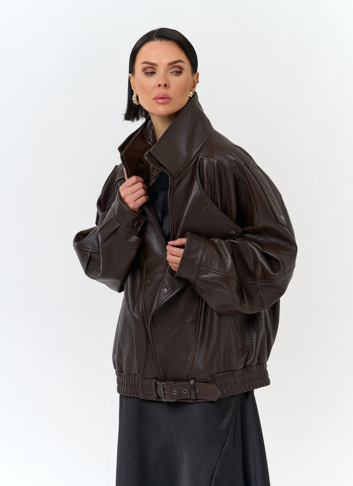 Женская куртка из натуральной кожи