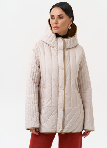 Женская утепленная куртка с капюшоном