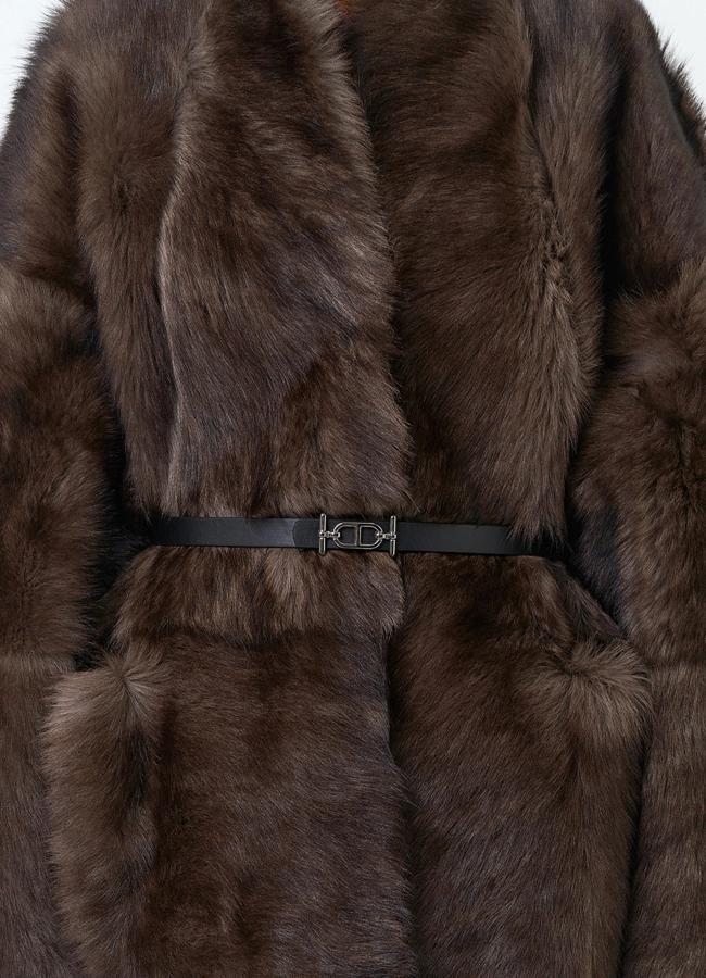 Женская двухсторонняя дубленка модель № 34198 универмаг малина фото