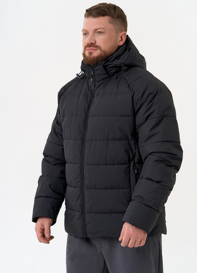 фото Мужской пуховик с капюшоном модель № 31459
