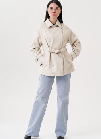 Женская куртка из натуральной кожи