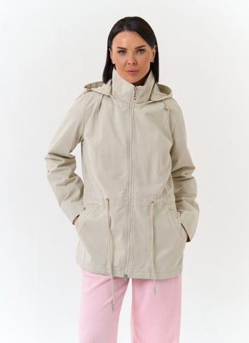 Женская ветровка с капюшоном